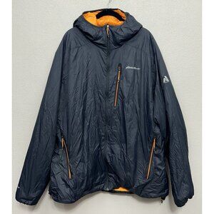 Eddie Bauer Jacket Mens 2XL Gray First Ascent EverTherm Down Puffer Gorpcore